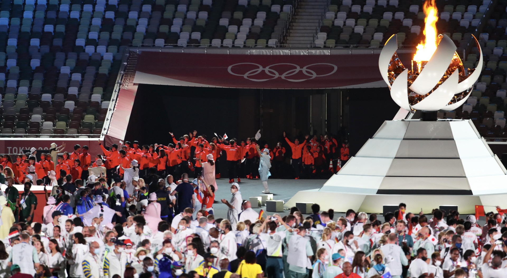 The closing ceremony (©Xavier Laine/Getty Images)